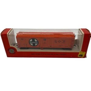 Bachmann Santa Fe Boxcar HO Scale Orange Ship and Travel All The Way Vintage